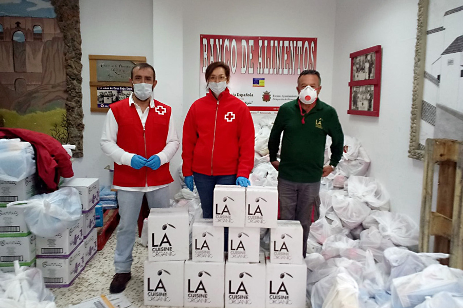 LA Organic and the Red Cross.