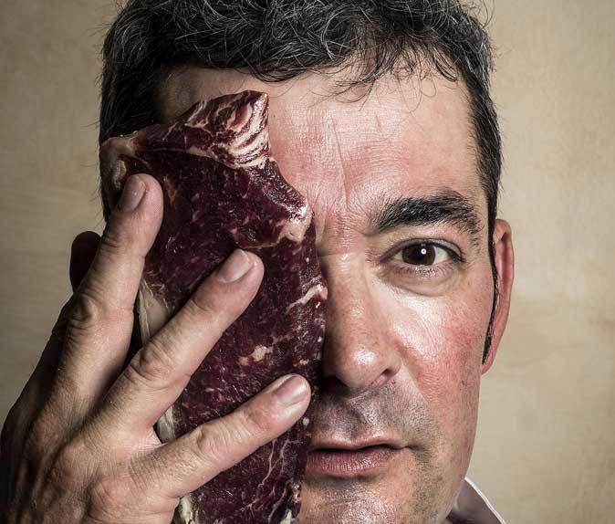 Pepe chuletón, face.