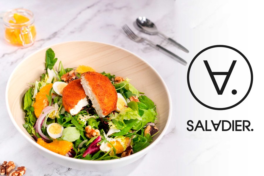 Salad plate from Saladier.