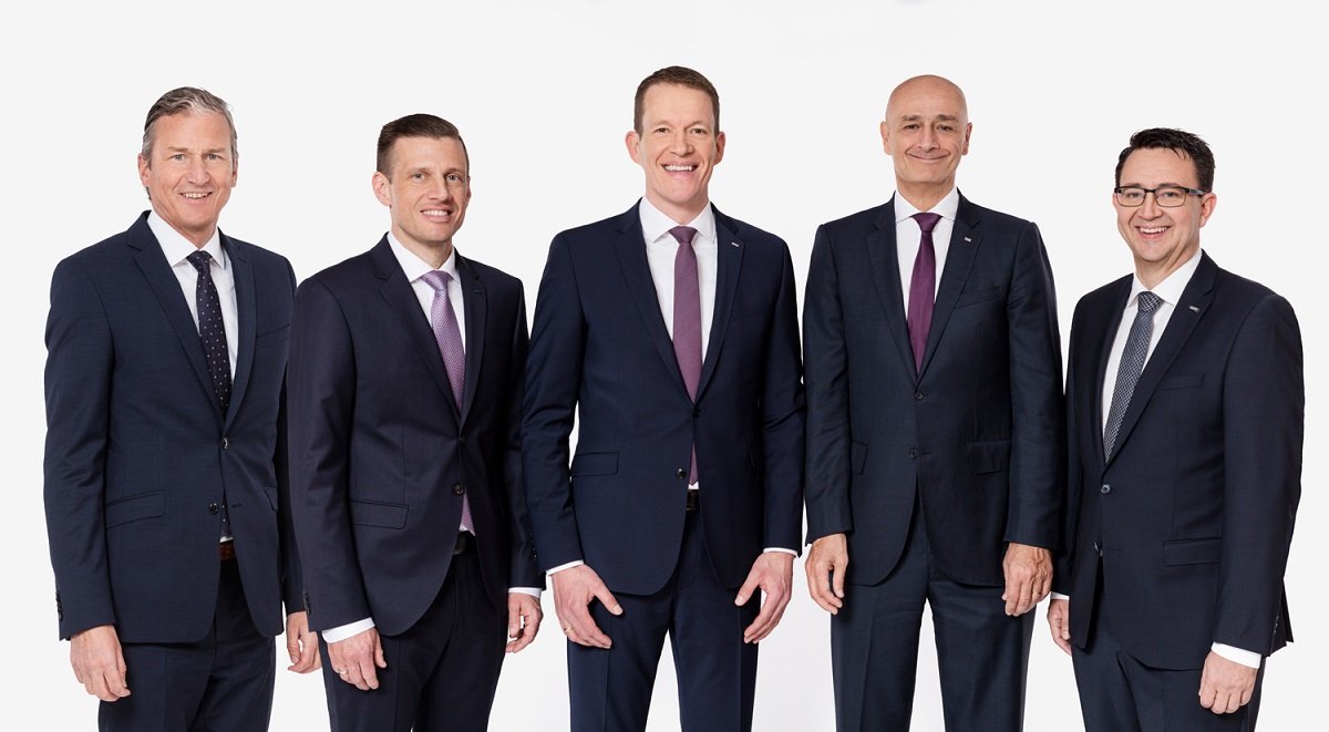 Some Dachser board members including Robert Erni, Dachser CFO.