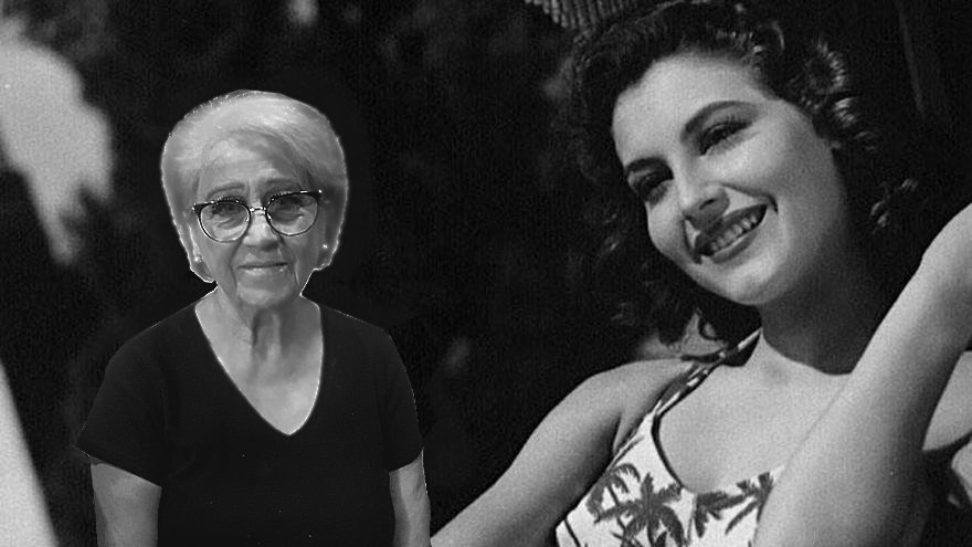 Ava Gardner and the seamstress.