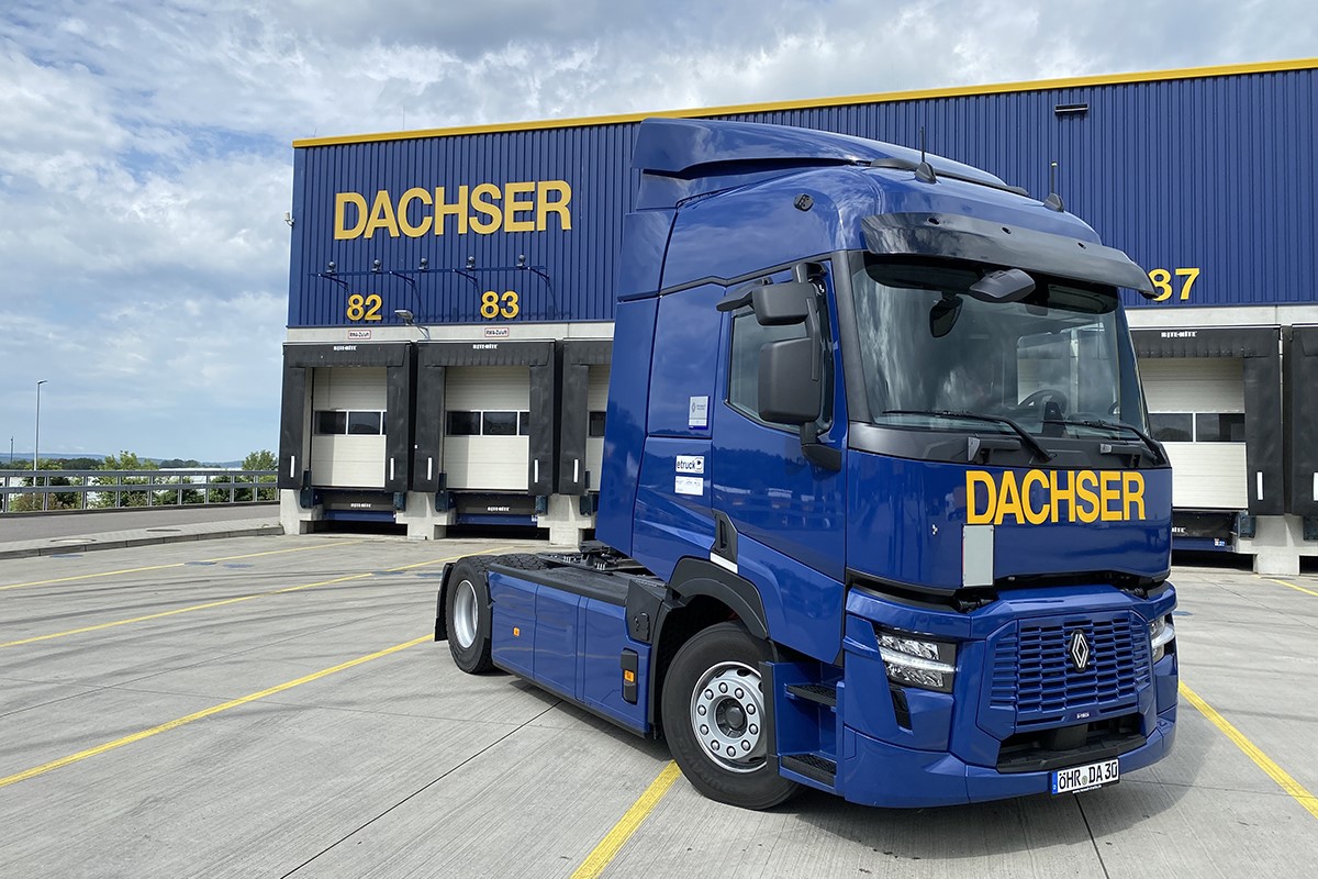New Dachser Renault E-truck.