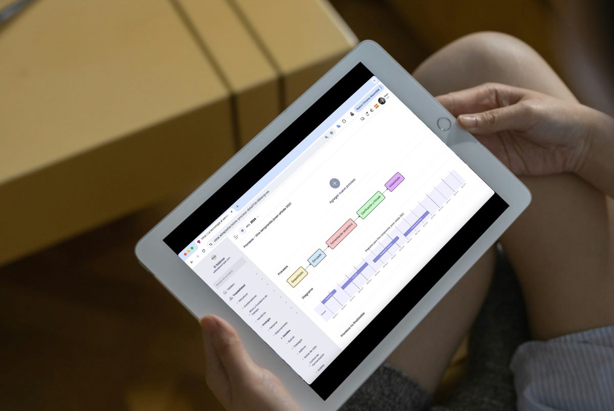 Screen of the app Vinai.