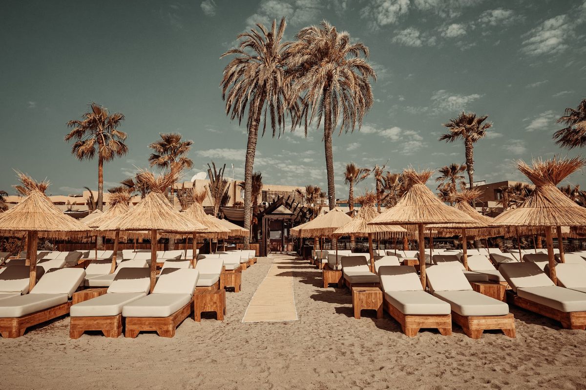 Playa Soleil beach view.