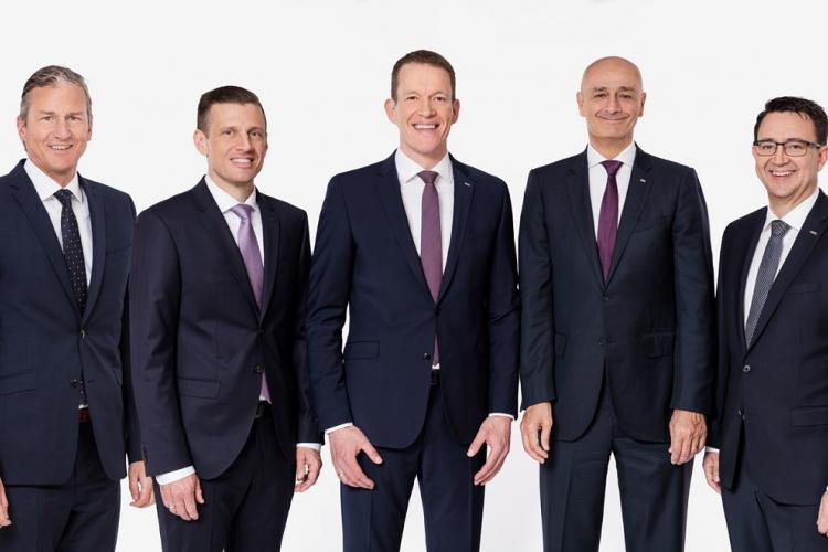 Some Dachser board members including Robert Erni, Dachser CFO.