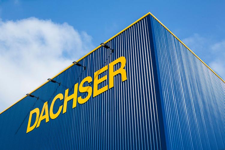 Dachser name on one of their buildings.