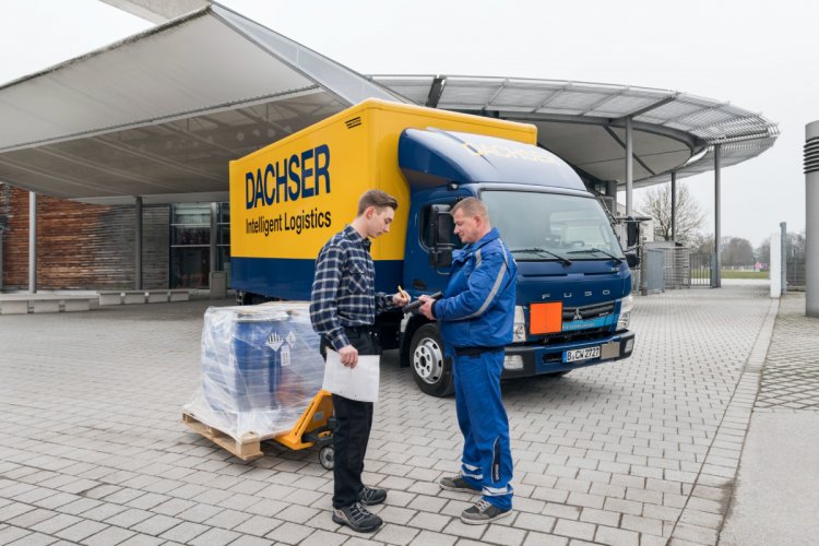 Dachser delivers goods.