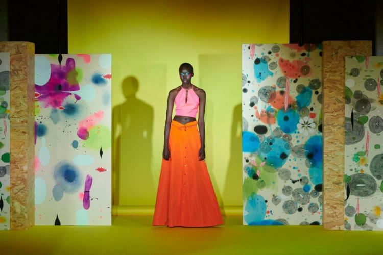 Fashion show from Javier de la Fuente.