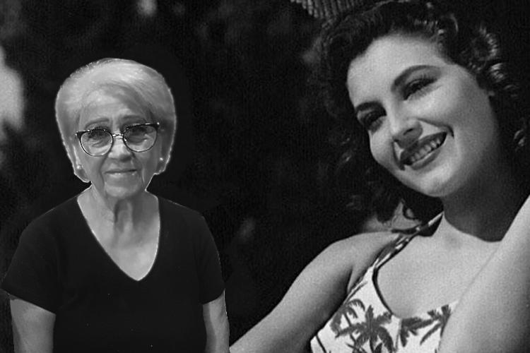 Ava Gardner and the seamstress.