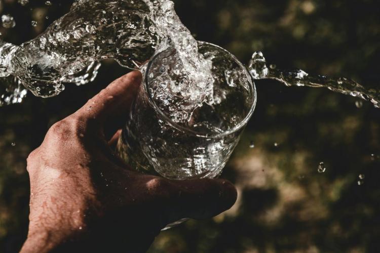 A photography of water.