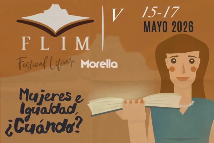 Poster for the Morella literary festival with the theme of women and equality: when?