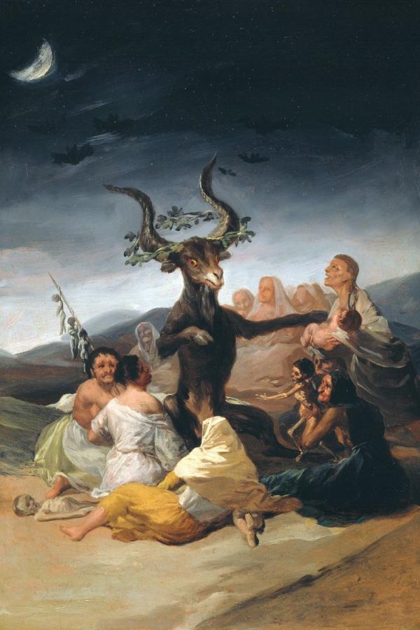 The Witches' Sabbath, a painting by Francisco Goya.